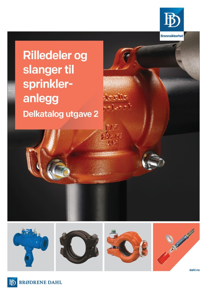 Rilledeler og slanger til sprinkeranlegg - Delkatalog utgave 2