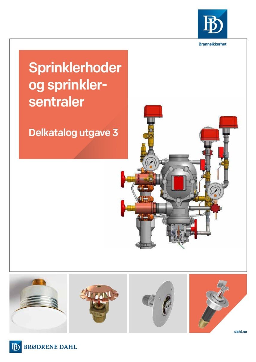 Sprinklerhoder og sprinklersentraler - Delkatalog