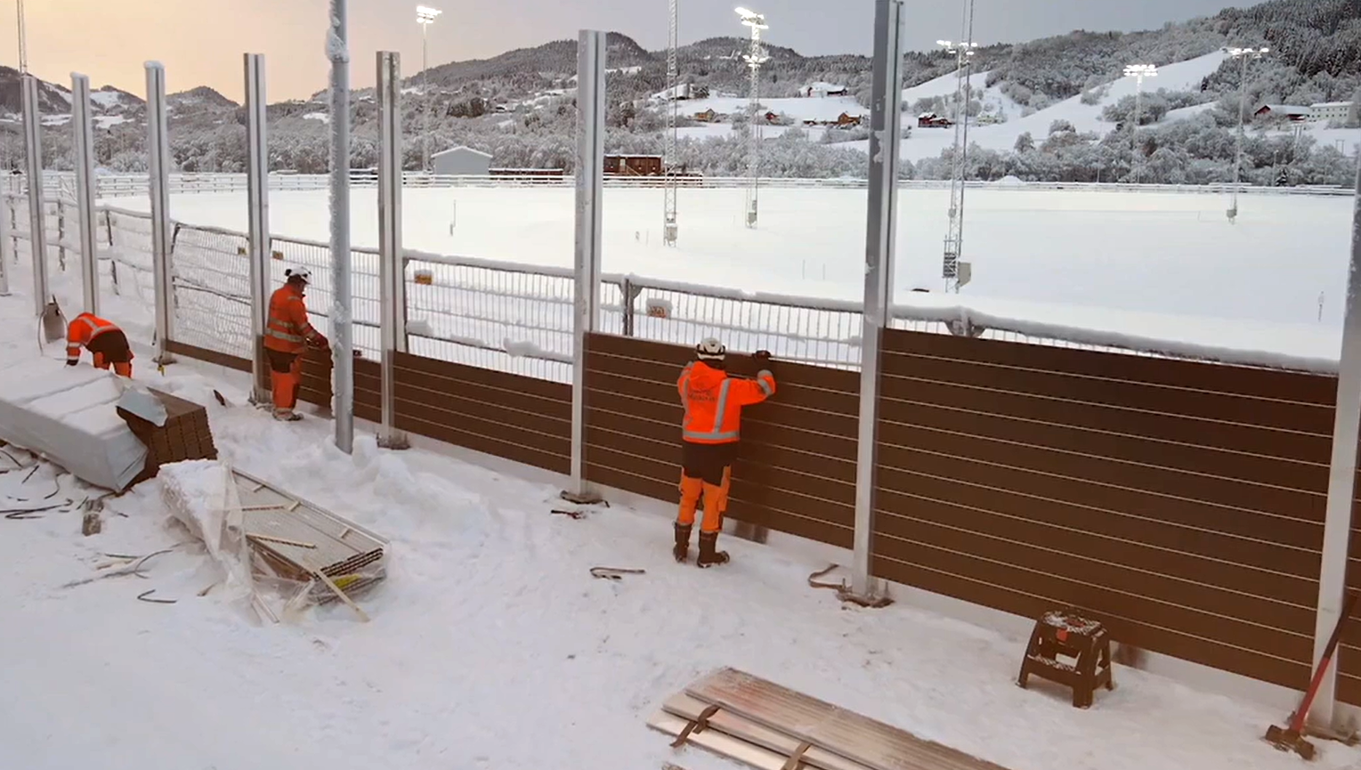 Miljøvennlig støyskjerm